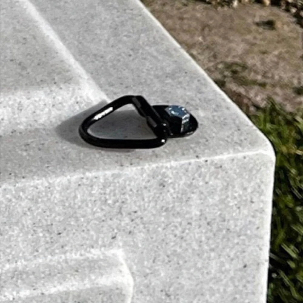 Tie Down Kit D Ring with bolts compatible with Ruff Land Kennels
